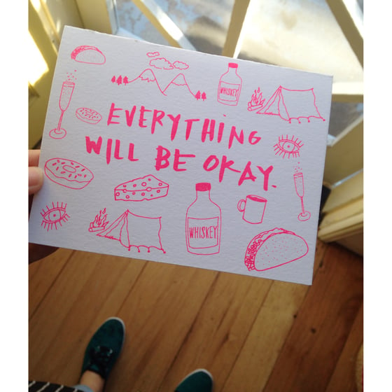 Image of everything will be okay. | greeting card