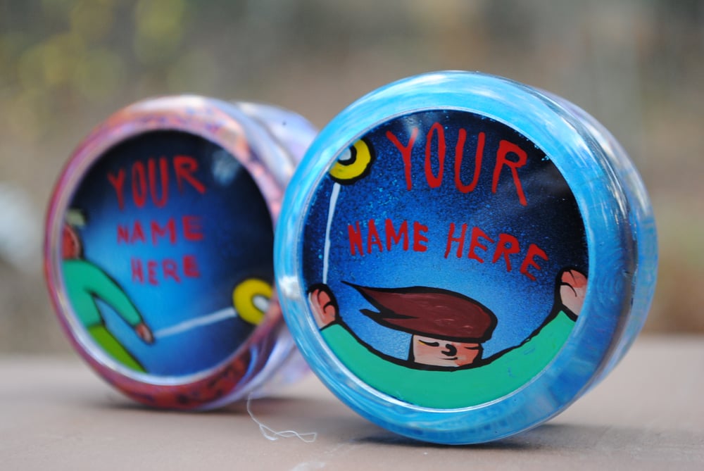 Image of YOU or Your OWN name on a Yo-Yo! 
