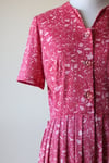 Image of SOLD Pink Floral Maze Dress (Orig $65)