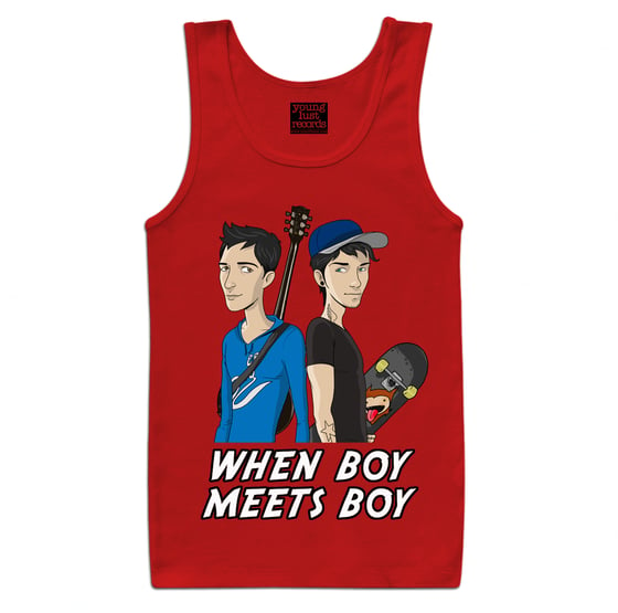 Image of BOY MEETS BOY - RED (Limited Edition UNISEX Vest)