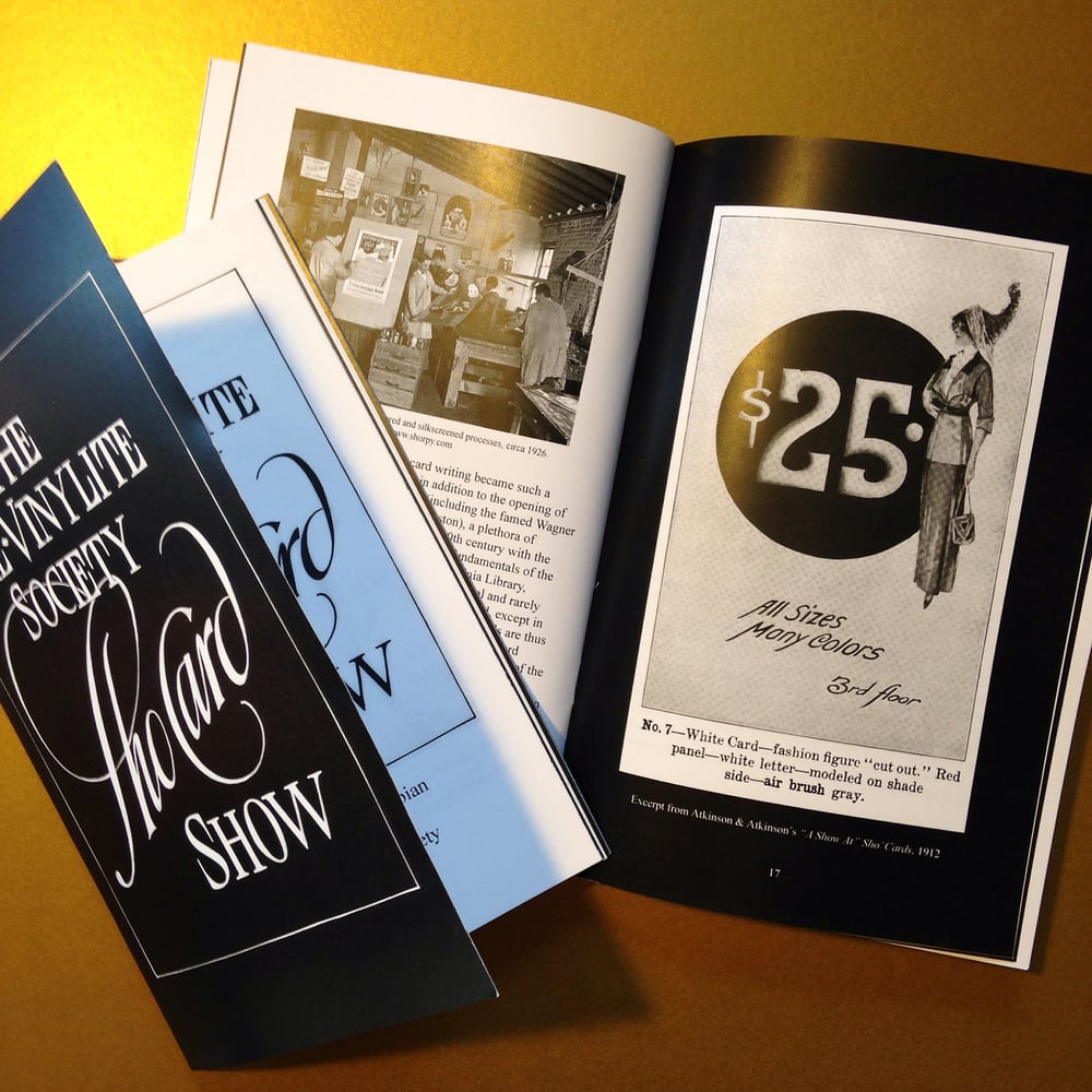 Image of The Pre-Vinylite Society Show Card Show Companion Booklet