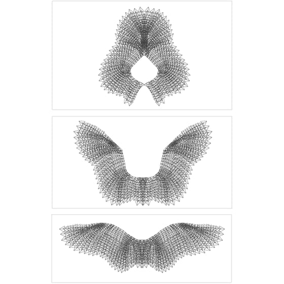 Image of Triptych / Tetrahedron Wings (one size: small)