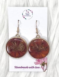 Image 3 of GINGER FLORAL DANGLES