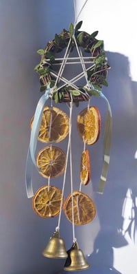 Hand made wall hanging Witch Bells - Home decor - Spiritual home decor -  pagan altar decoration.