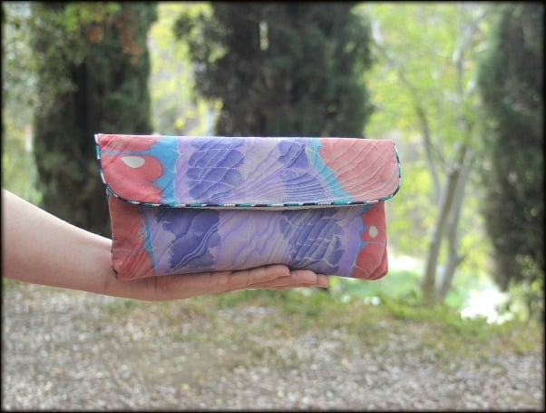 Image of Envelope Clutch ~ Rippling Beauty