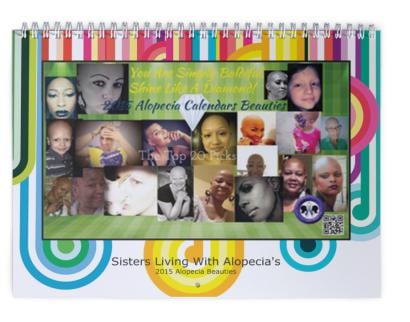 Image of 2015 Alopecia Beauties Wall Calendar 