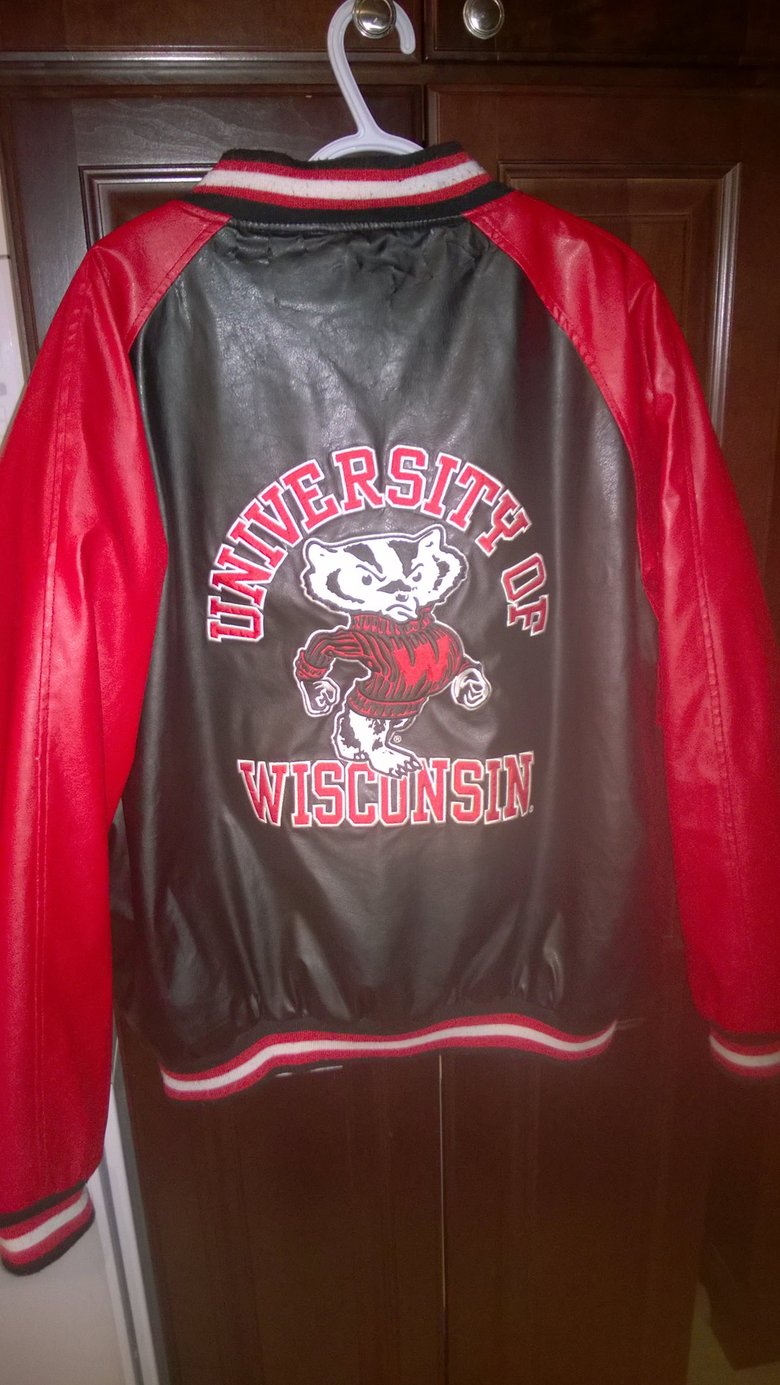 Image of University of Wisconsin Varsity Jacket SZ L