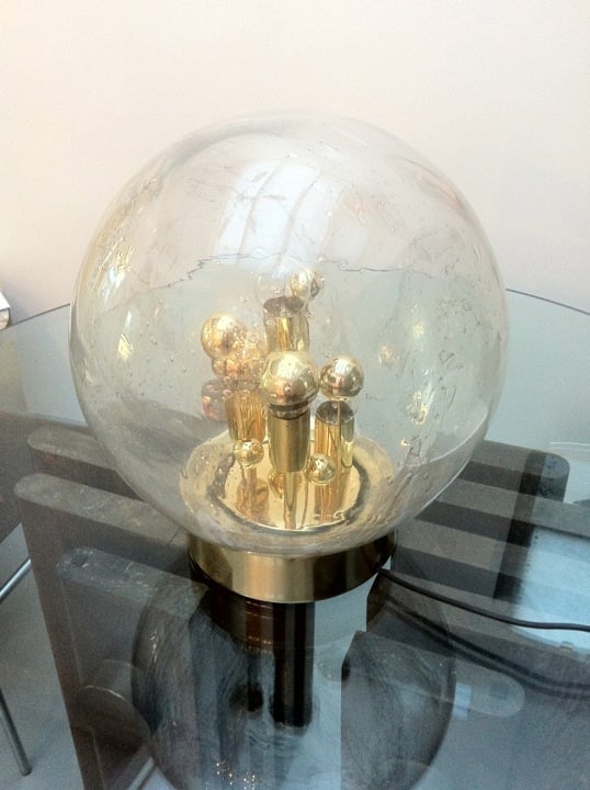 Image of Glass Table Lamp by Doria