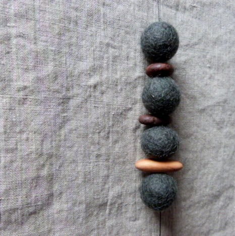 Image of Abacus Garland in felt and wood