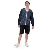 Image 4 of White Stripes Men’s windbreaker