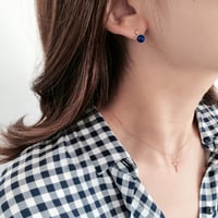 Image 5 of Art Deco Blue Lapis Earring