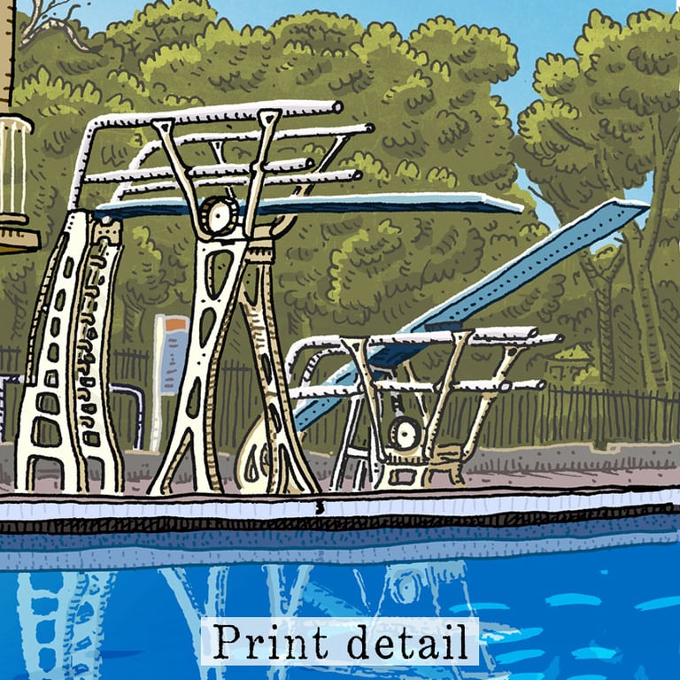 Lambton Pool Digital Print Image 3