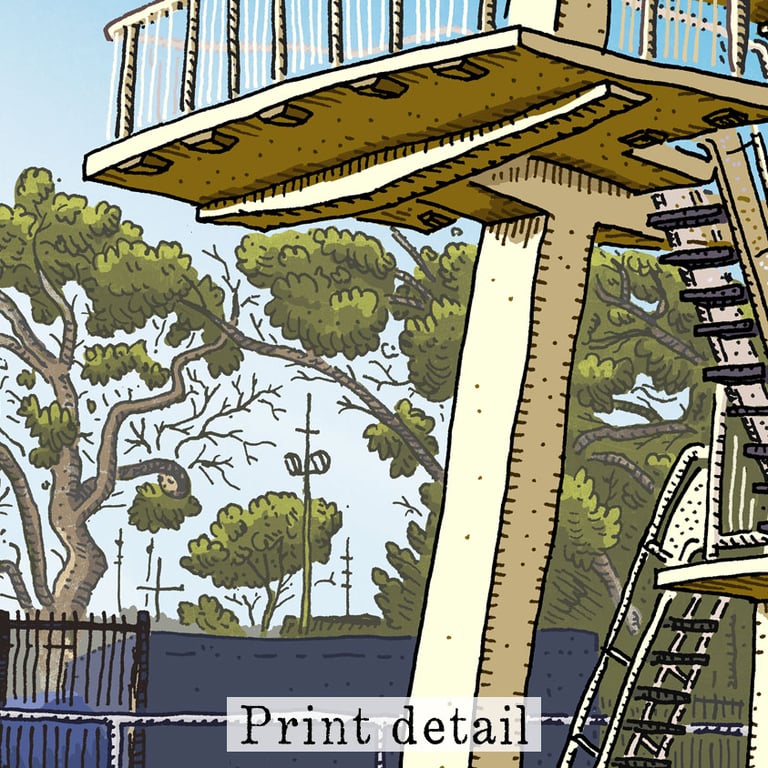 Lambton Pool Digital Print Image 4