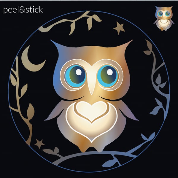 Image of Owl Decal 3-Pack of Stickers