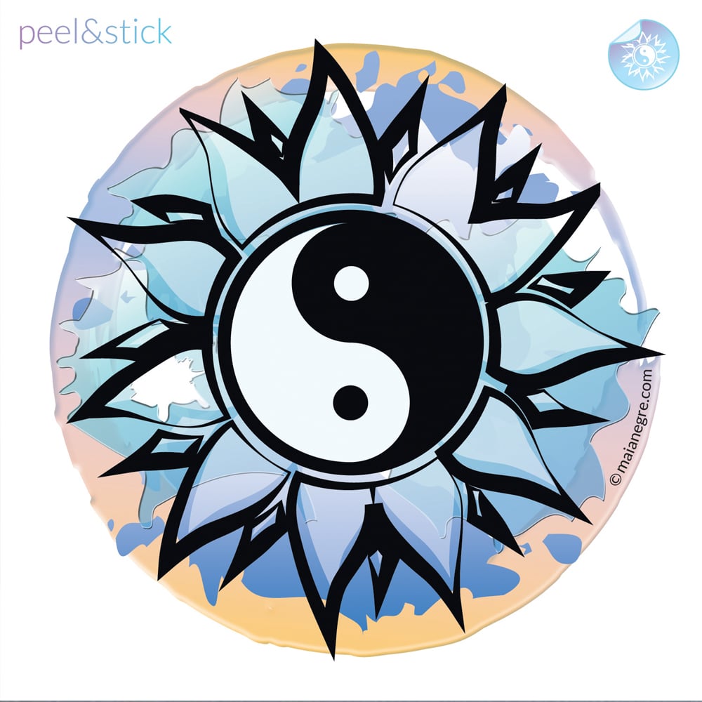 Image of Yin Yang Decal 3-pack of Stickers