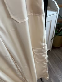 Image 3 of Fashion Nova satin wide leg Pants 