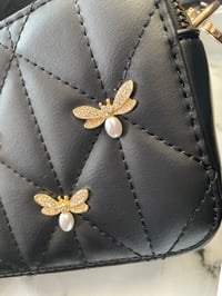 Image 2 of Black mini crossbody bag