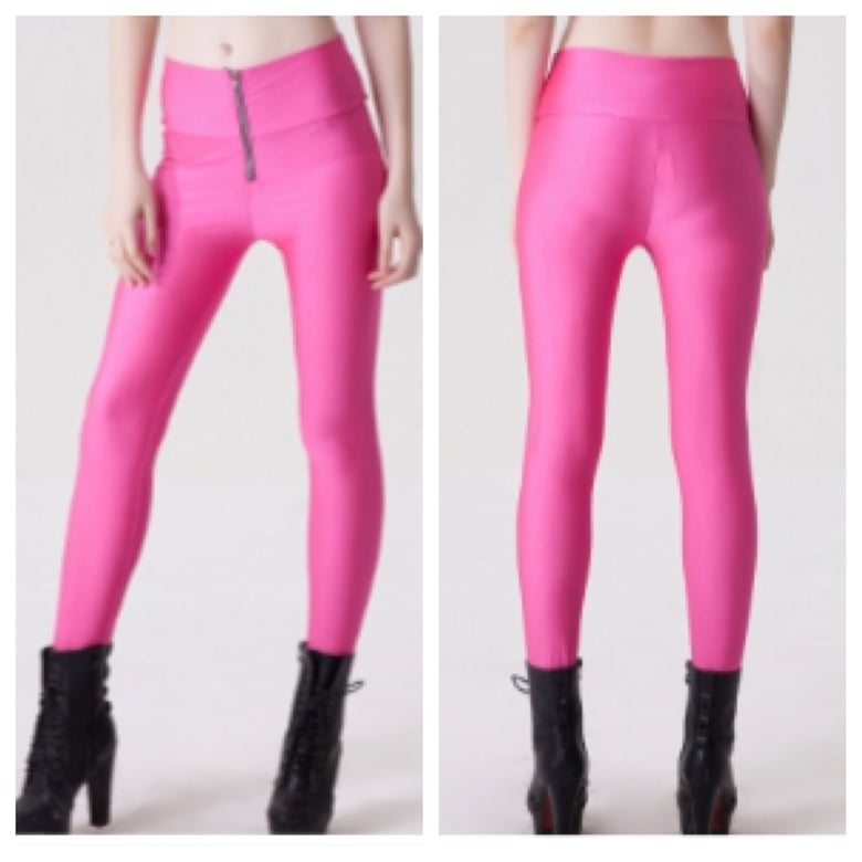 Image of Bold Zippered Front Leggings