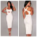Image of Cut out Accent Midi Dress