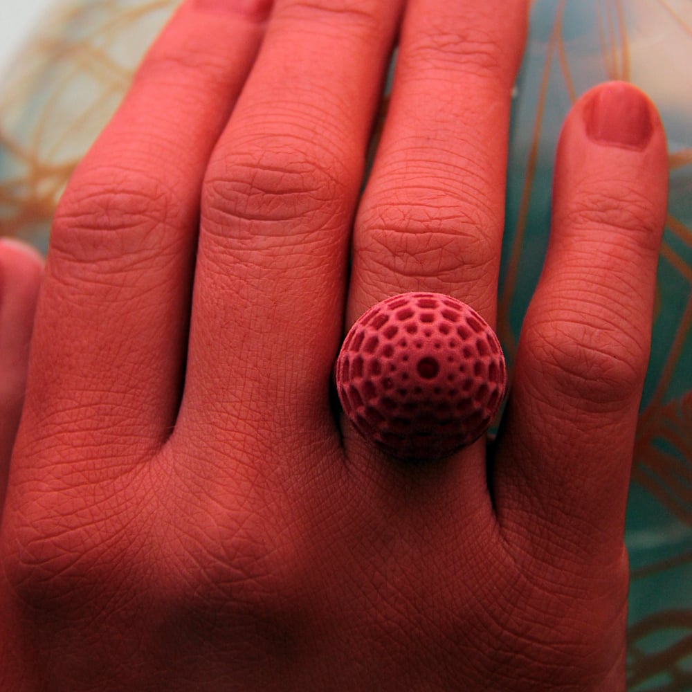 Image of 3D printed ring BEHAVE 