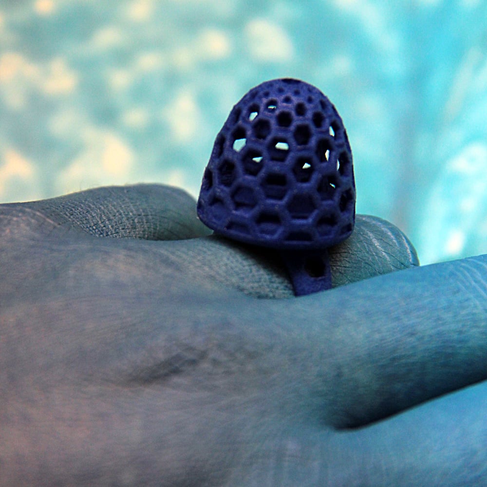 Image of 3D printed ring BEHAVE 