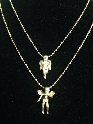 Image of Micro angel set on ball chain - Gold