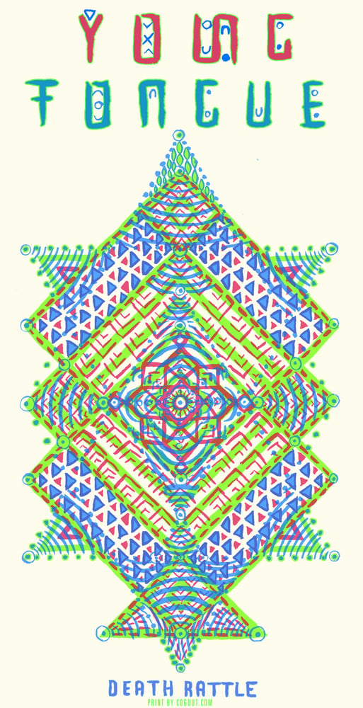 Image of Screen Printed Kaleidoscope Poster