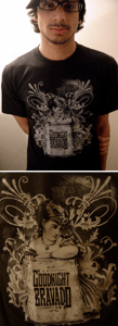 Image of Goodnight Bravado - Black - Victorian Tee