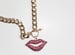 Image of Pink Lippie Necklace