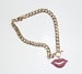 Image of Pink Lippie Necklace