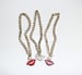 Image of Pink Lippie Necklace