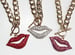 Image of Silver Lippie Necklace