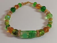Image 1 of 3 shades of Green Bracelet 