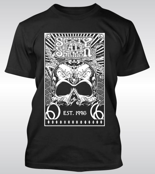 Image of Sixty Watt Shaman Skull T (B/W)