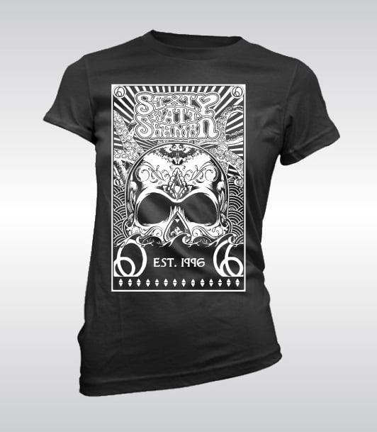 Image of Sixty Watt Shaman Skull T (B/W)