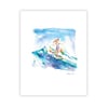 Surfer Girl, Archival Paper Print