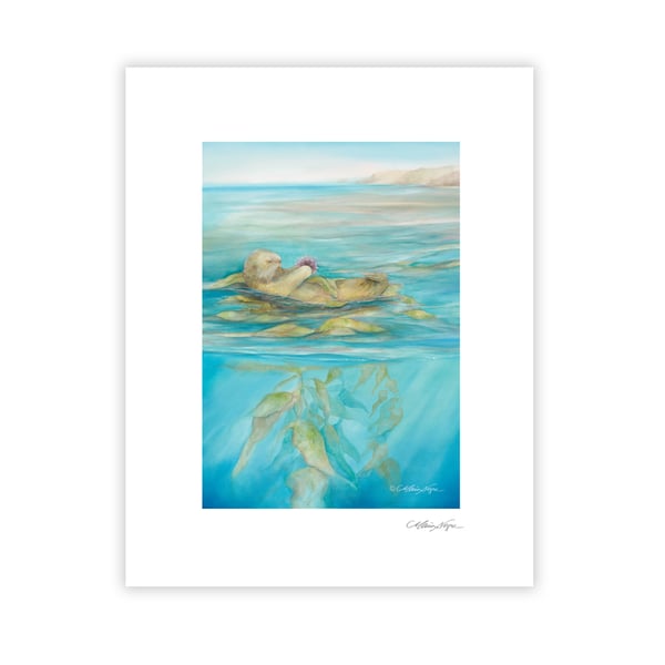 Image of Sea Otter, Archival Paper Print