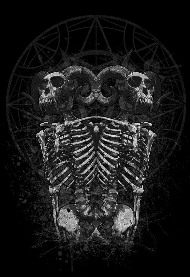 Image of Horned Ape Print