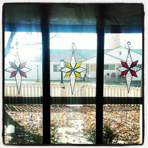 Image of North Star-Christmas stained glass