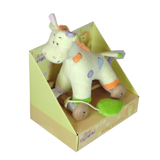 Image of Giraffe Plush Pull Along Toy