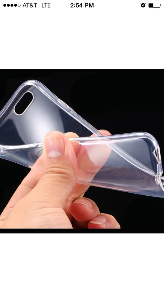 Image of Iphone 6 clear plastic case