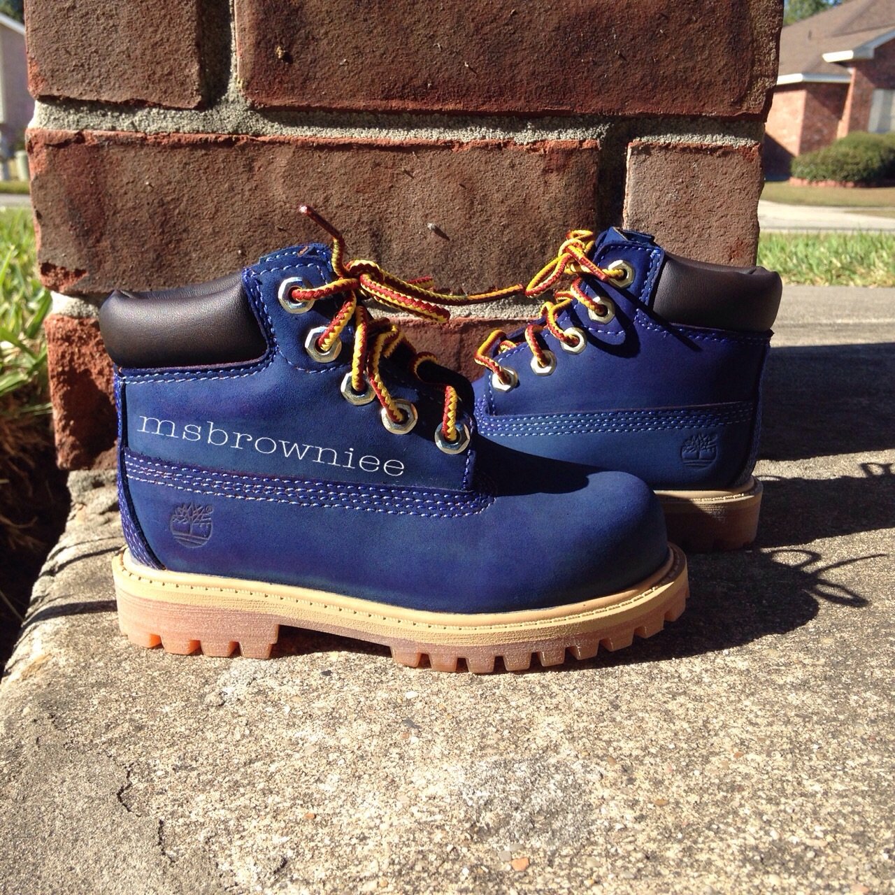 Royal hotsell blue timbs