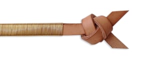 Image of LEATHER & BRASS "ARROW KNOT" 