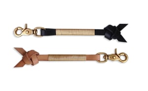 Image of LEATHER & BRASS "ARROW KNOT" 
