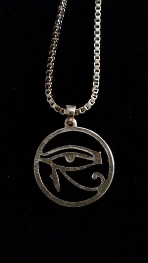 Image of Gold or Silver Eye of Horus - Billionairess length chain