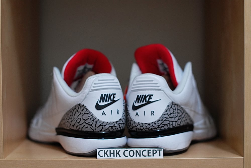 Image of Nike Zoom Vapor AJ3 - RF x Jordan - White Cement