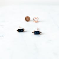 Image 1 of Eleanor Blue Sapphire Earring