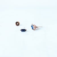 Image 3 of Eleanor Blue Sapphire Earring