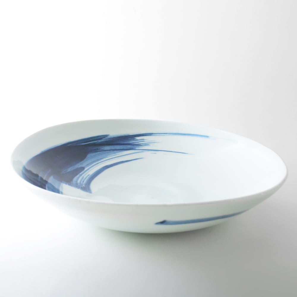Image of porcelain shallow bowl