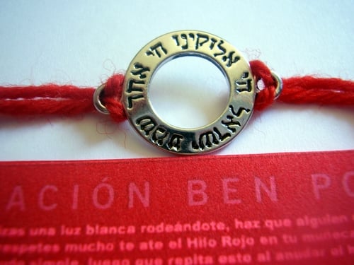 Image of Kabbalah Red String Pulsera Autentico Hilo Rojo Cabala